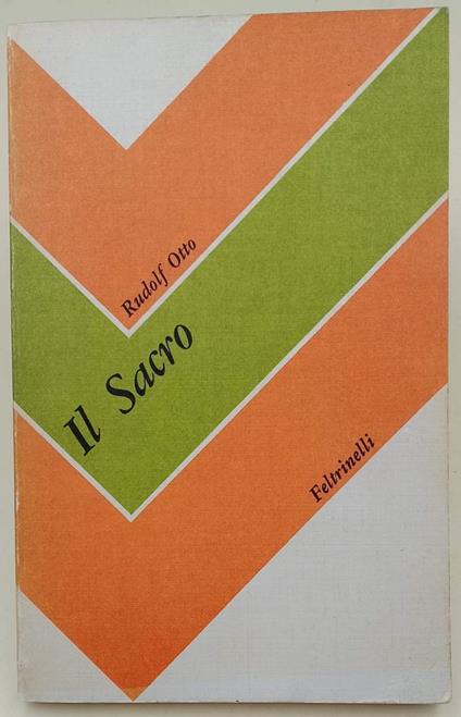 Il Sacro - Rudolf Otto - copertina