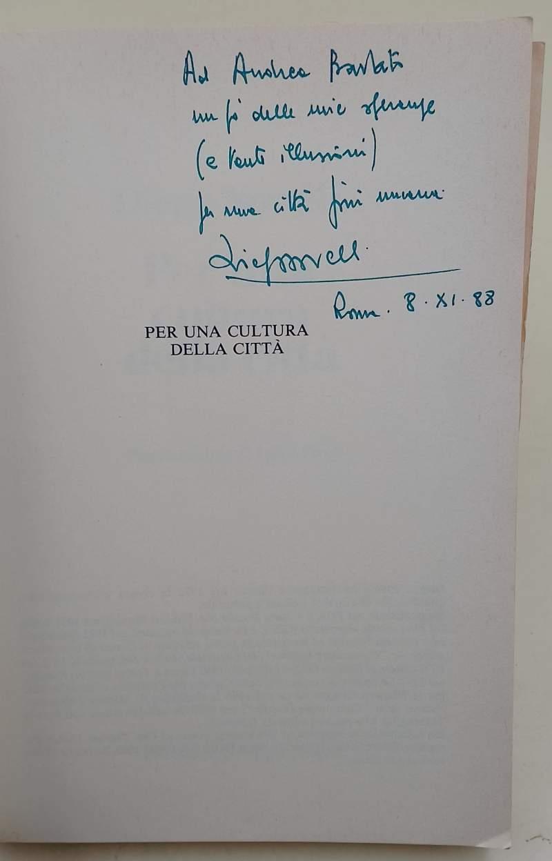Per Una Cultura Della Città