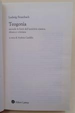 Teogonia Secondo Le Fonti Dell'Antichità Classica Ebraica E Cristiana