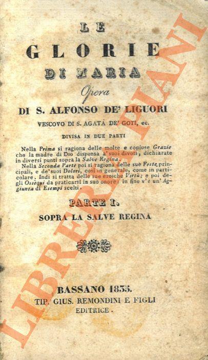 Le glorie di Maria - copertina