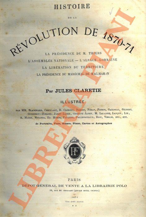 Révolution de 1870-71 - Jules Claretie - copertina