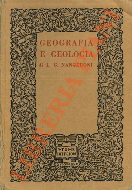 Geografia e geologia - Giuseppe Nangeroni - copertina