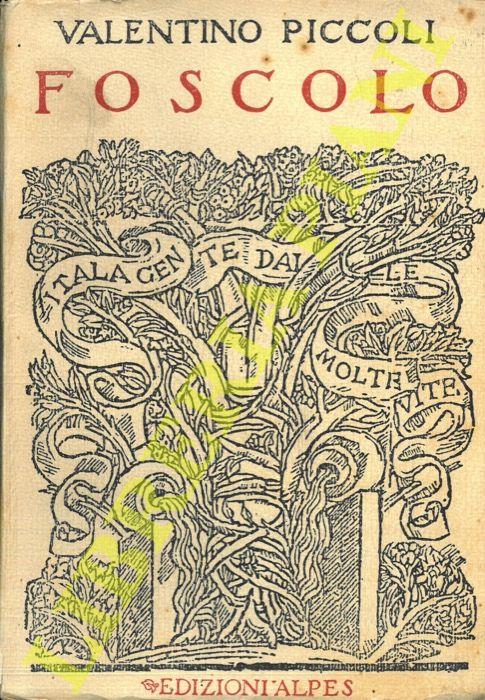 Foscolo - Valentino Piccoli - copertina