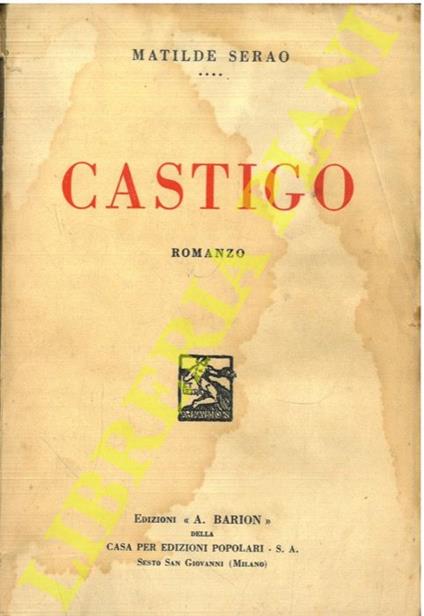 Castigo - Matilde Serao - copertina