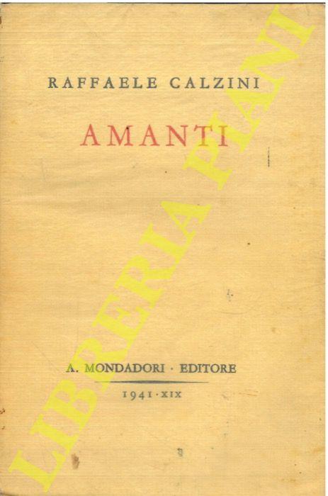 Amanti - Raffaele Calzini - copertina