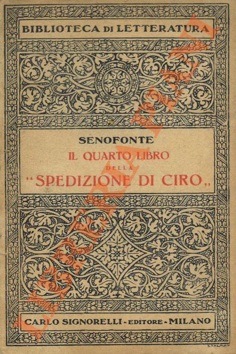 Il quarto libro della “Spedizione di Ciro” - Senofonte - copertina
