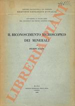 Il riconoscimento microscopico dei minerali
