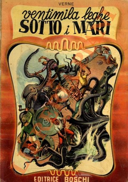 Ventimila leghe sotto i mari - Jules Verne - copertina