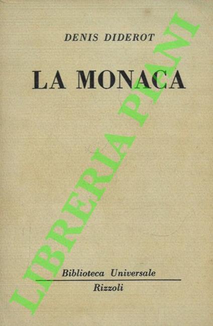 La monaca - Denis Diderot - copertina
