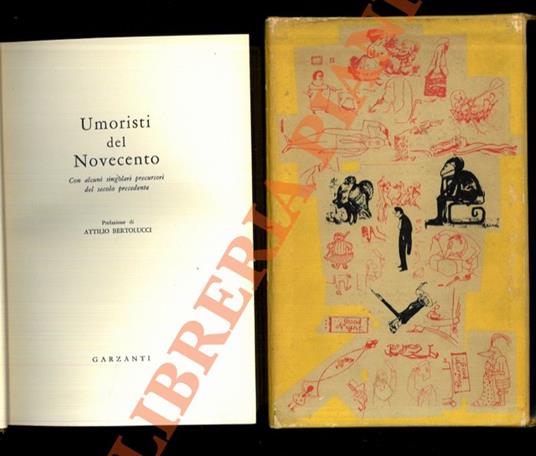 Umoristi del Novecento. Con alcuni singolari precursori del secolo precedente. Volume curato da G. Vicari e prefazione di A. Bertolucci - Giambattista Vicari - copertina