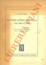 La politica estera dell’Italia dal 1896 al 1914. Lezioni tenute nell’Università di Bologna durante l’anno accademico 1959-60