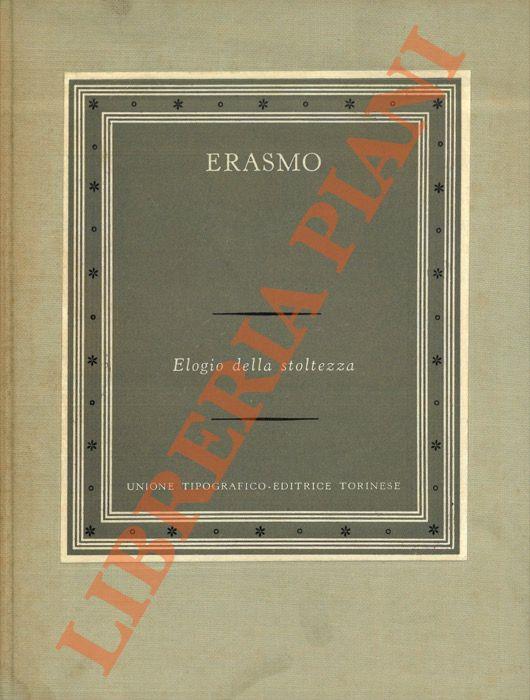 Elogio della stoltezza - Erasmo da Rotterdam - copertina