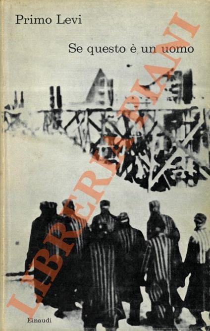 Se questo è un uomo - Primo Levi - copertina