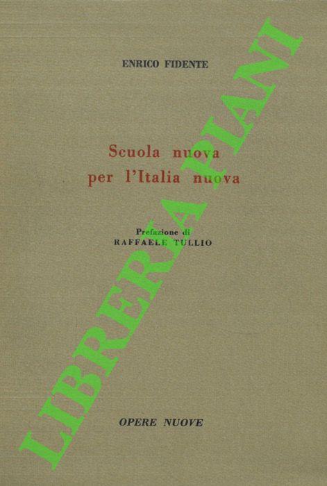 Scuola nuova per l'Italia nuova - copertina