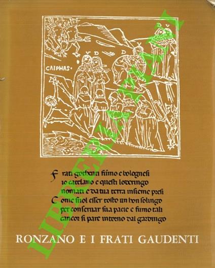 Ronzano e i frati gaudenti - copertina