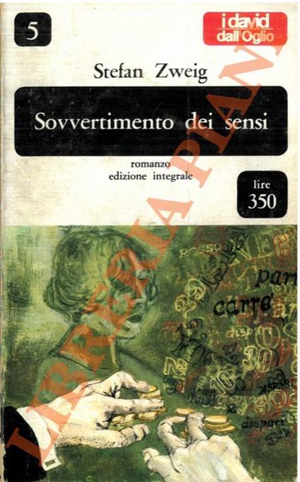 Sovvertimento dei sensi - Stefan Zweig - copertina