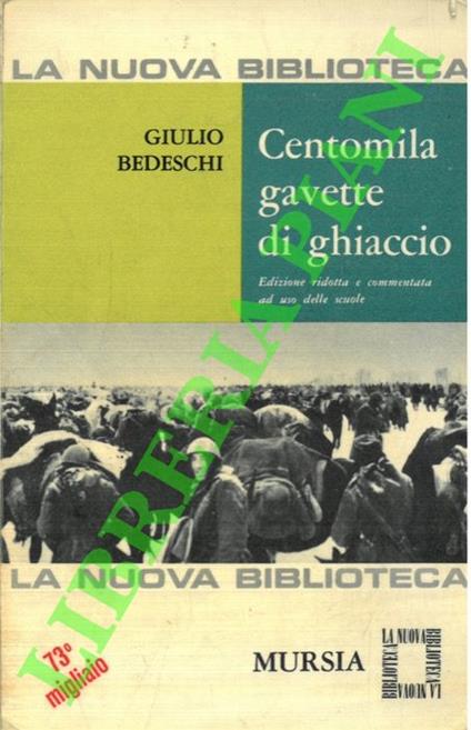 Centomila gavette di ghiaccio - Giulio Bedeschi - copertina