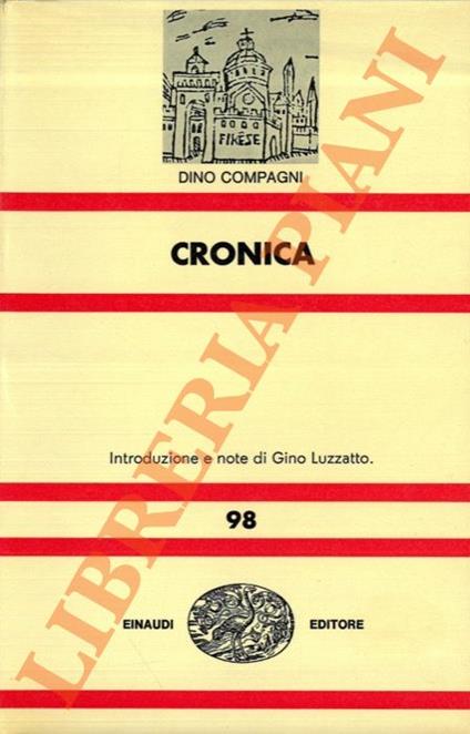 Cronica - Dino Compagni - copertina
