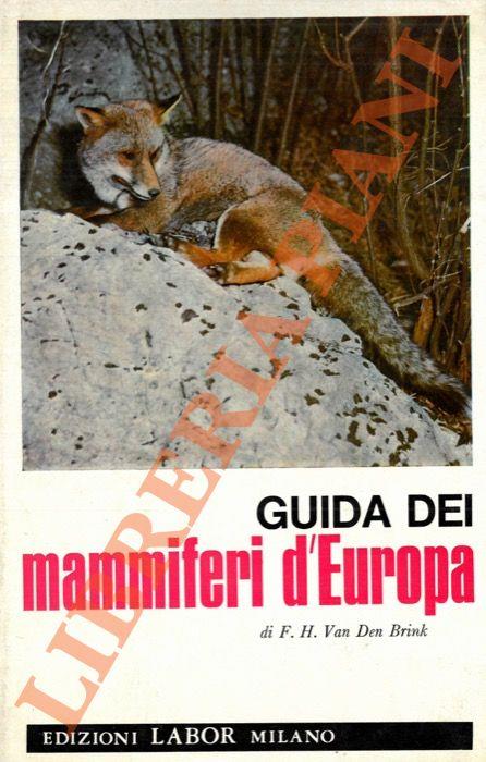 Guida dei mammiferi d'Europa - H. M. Van den Brink - copertina