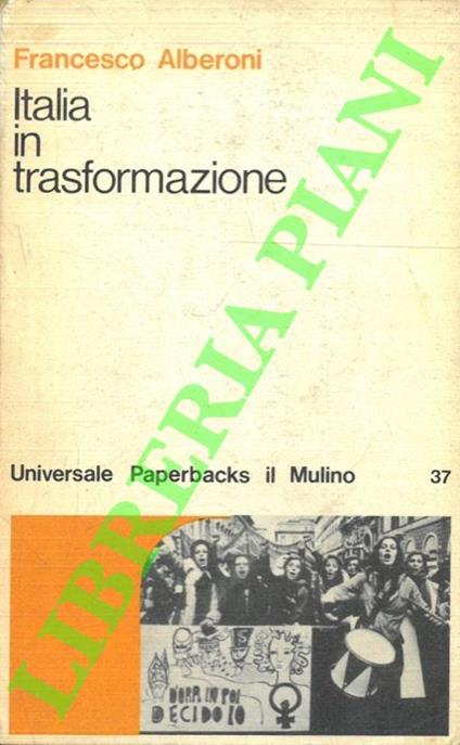 Italia in trasformazione - Francesco Alberoni - copertina