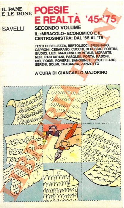 Poesie e realtà ‘45-’75. Secondo volume. Il “miracolo” economico e il centrosinistra; dal ‘68 al ‘75 - copertina