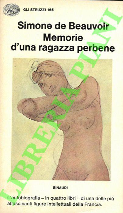 Memorie d'una ragazza perbene - Simone de Beauvoir - copertina