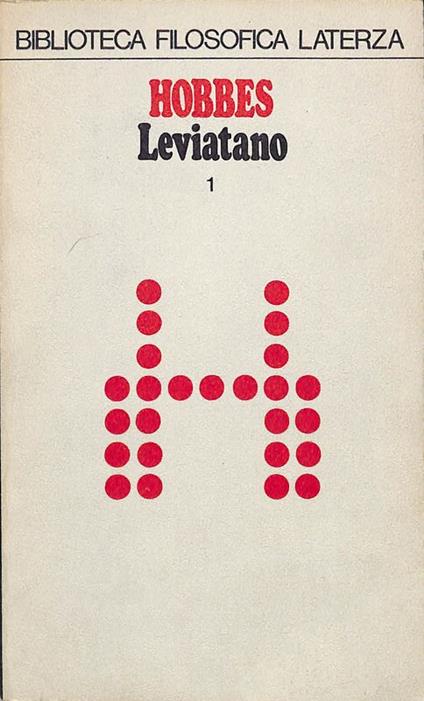 Leviatano. Volume I - Hobbs - copertina