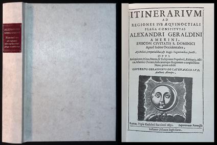 Itinerarium ad regiones sub aequinoctiali plaga constitutas Geraldini Alexandri - Enrico Menestò - copertina