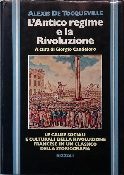 L' Antico regime e la Rivoluzione - Alexis de Tocqueville - copertina