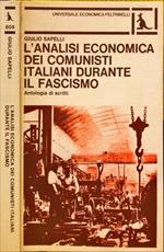 L’analisi economica dei comunisti italiani durante il fascismo