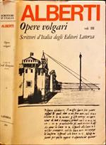 Opere volgari. Leon Battista Alberti. Volume terzo