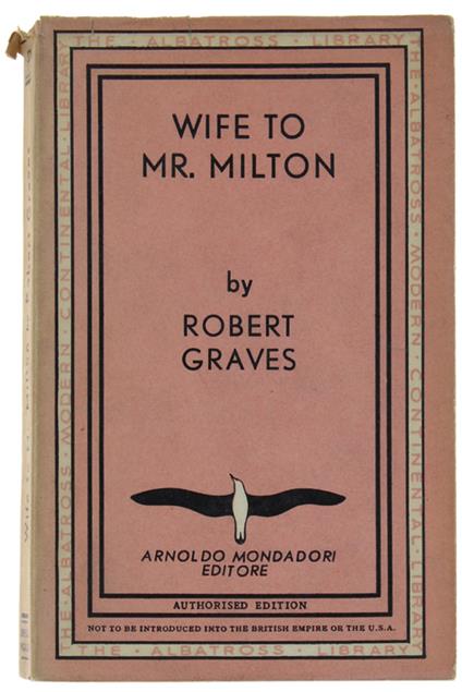 Wife To Mr. Milton - Robert Graves - copertina