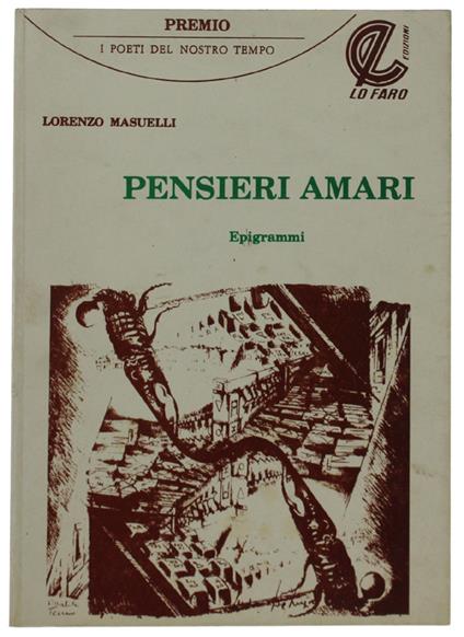 PENSIERI AMARI. Epigrammi - Lorenzo Masuelli - copertina