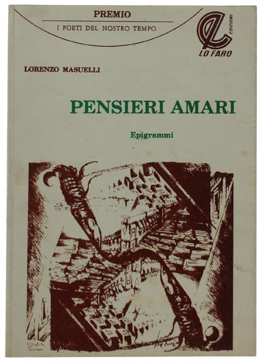 PENSIERI AMARI. Epigrammi - Lorenzo Masuelli - copertina