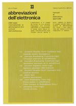 ABBREVIAZIONI DELL'ELETTRONICA. Manuali di Elettronica Applicata 33