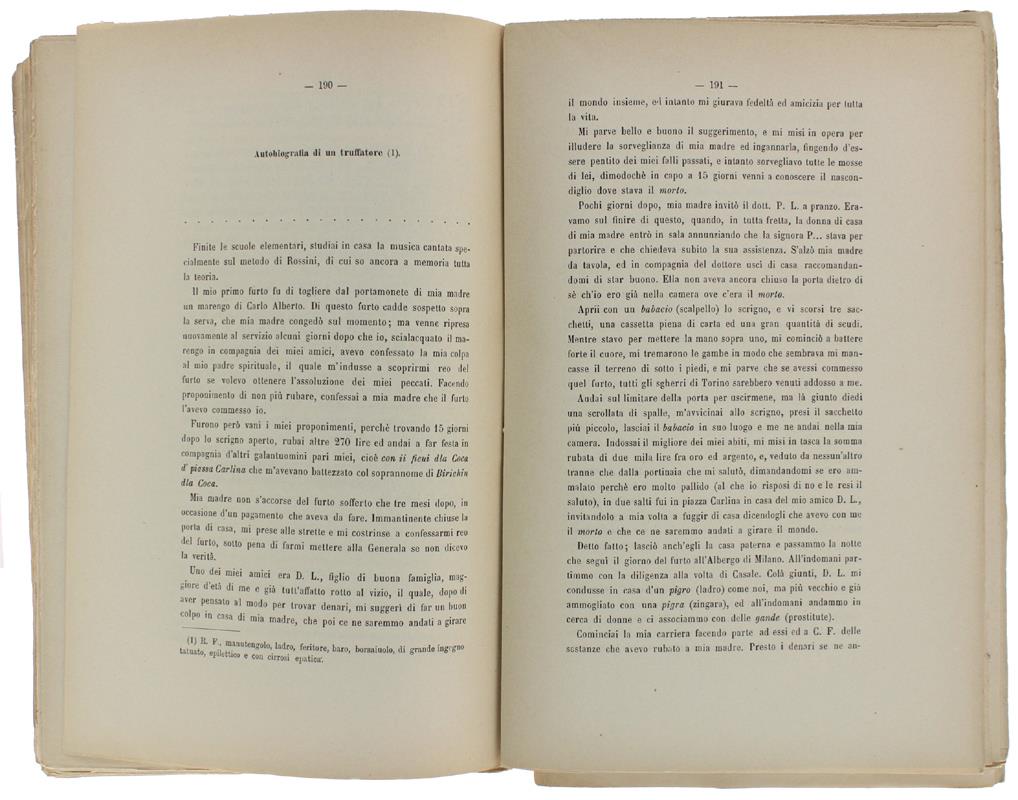 PALIMSESTI DEL CARCERE. Raccolta unicamente destinata agli uomini di scienza. Con tavole