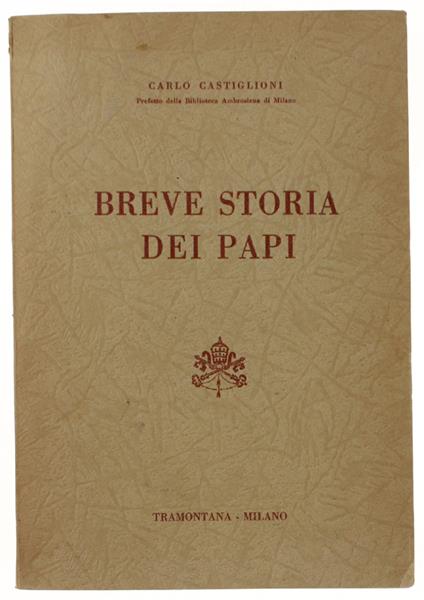 Breve Storia Dei Papi - copertina