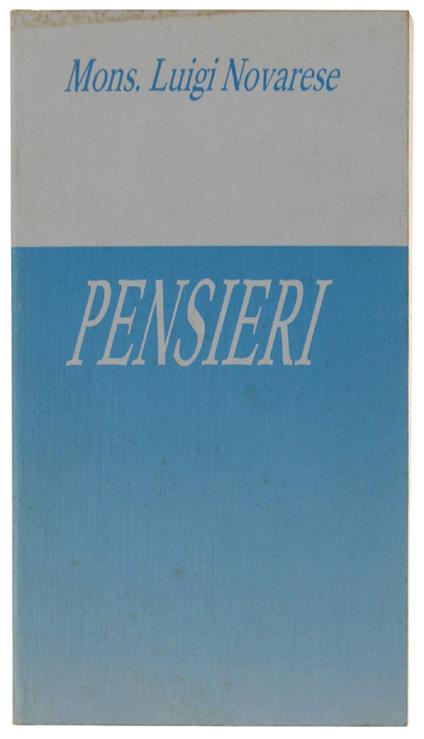 Pensieri - copertina