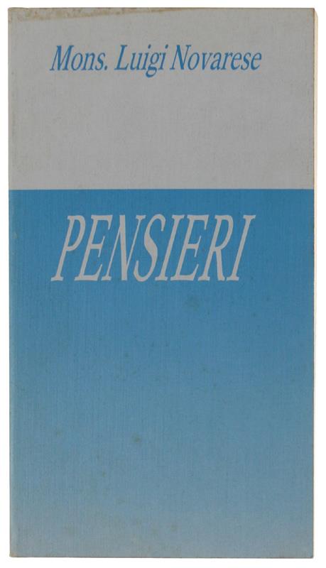 Pensieri - copertina