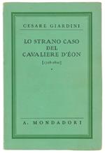 Lo Strano Caso Del Cavaliere D'Éon (1728-1810)