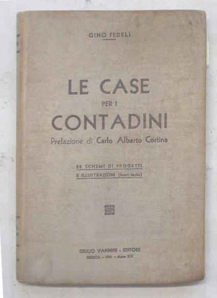 Le case per i contadini - copertina