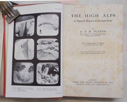 The natural history of ice and snow. Illustrated from the Alps - copertina