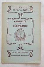 Captivité et Délivrance. 1686 - 1687