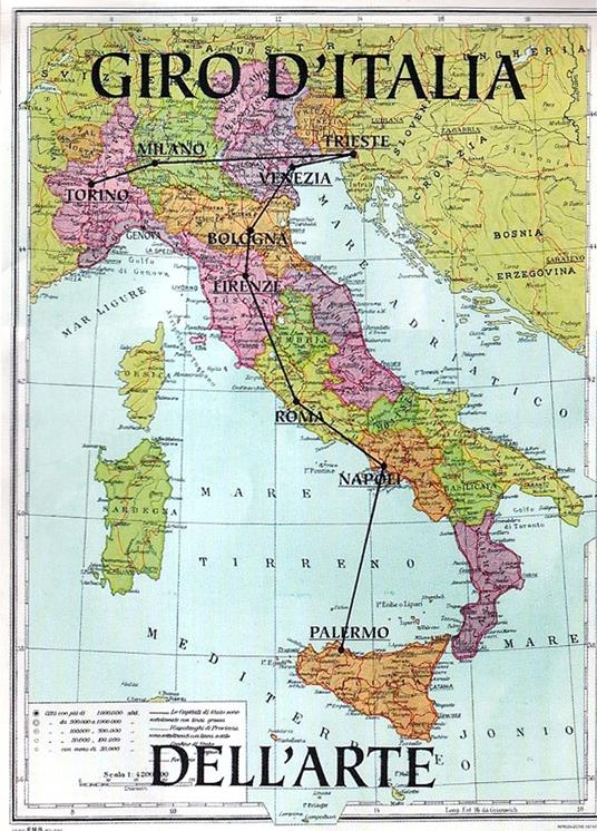 Giro d'Italia dell'arte in nove tappe. Novembre '96 - Aprile '97 - copertina