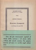 Domenico Comparetti e la filologia del secolo XIX