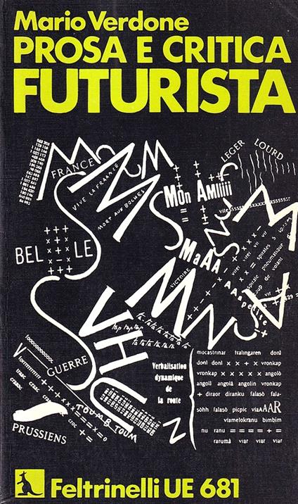 Prosa e critica futurista - Mario Verdone - copertina