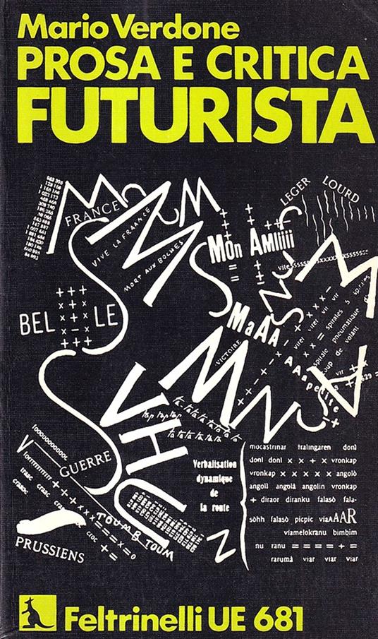 Prosa e critica futurista - Mario Verdone - copertina