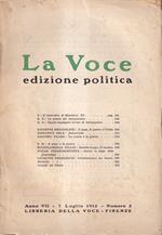 La Voce. Edizione politica - anno VII, n. 5, 7 luglio 1915
