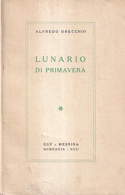 Lunario di Primavera - copertina