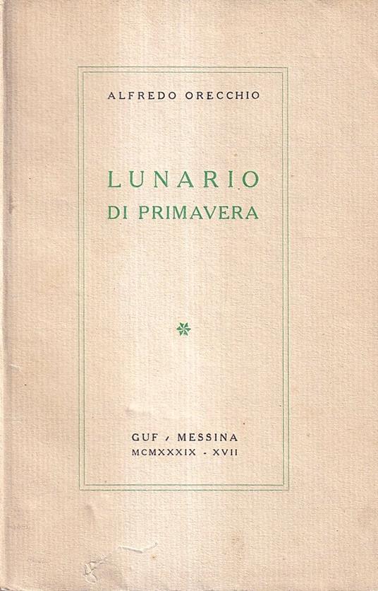 Lunario di Primavera - copertina